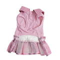 Dongker Cat and Small Dog Dress Ribbed Knit Tulle