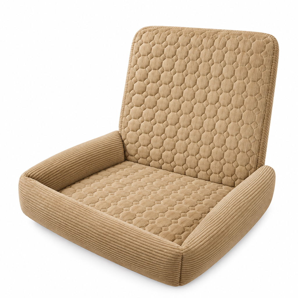 Dongker Small and Medium Dog Car Seat Pad Corduroy PP Cotton
